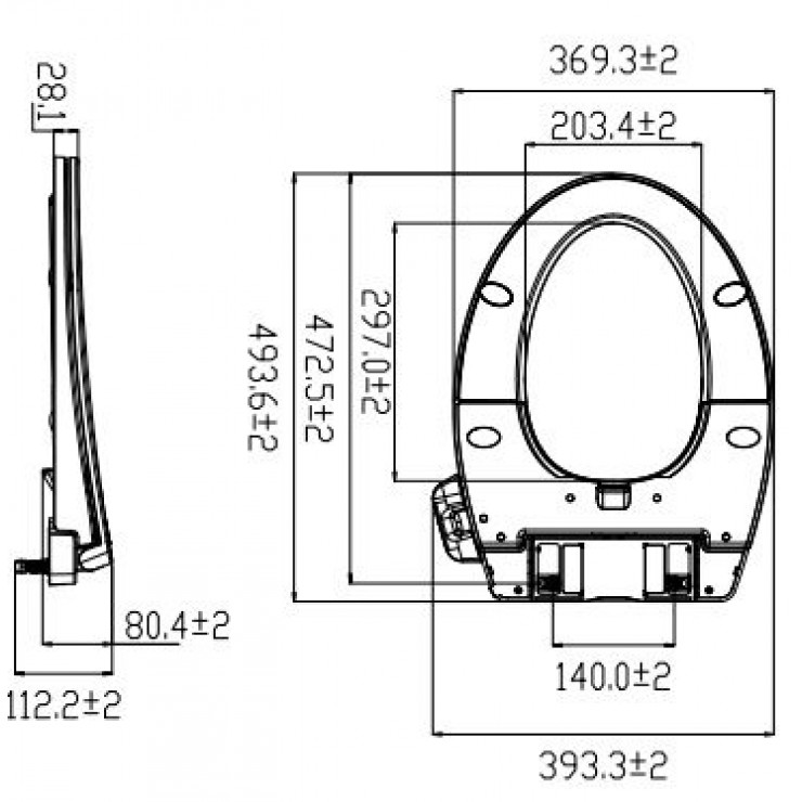 Nắp Rửa Điện Tử American Standard M4A839 - Tuấn Đức