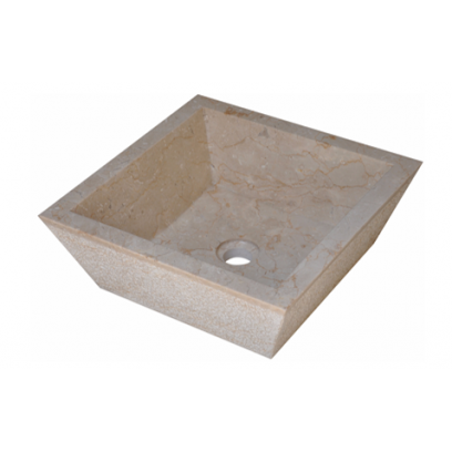 Chậu Rửa Mặt Lavabo Kanly MAR051I Đặt Bàn Đá Marble 400x160 mm