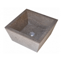Chậu Rửa Mặt Lavabo Kanly MAR054I Đặt Bàn Đá Marble  400x160 mm