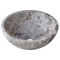 Chậu Rửa Mặt Lavabo Kanly MAR11V Đặt Bàn Đá Tự Nhiên 400x150 mm