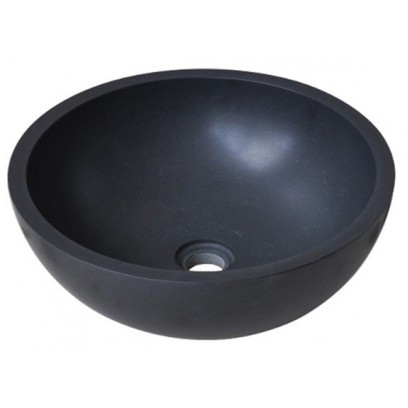Chậu Rửa Mặt Lavabo Kanly MAR12V Đặt Bàn Đá Màu Đen Tự Nhiên