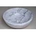 Chậu rửa mặt lavabo đá Kanly MAR133N marble trắng Ý (Italia)