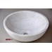 Chậu rửa mặt lavabo đá Kanly MAR13V marble trắng sữa
