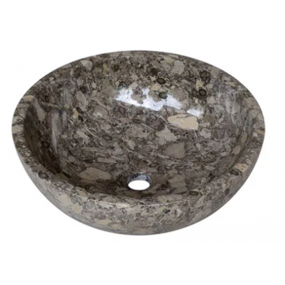 Chậu Rửa Mặt Lavabo Kanly MAR14I Đặt Bàn Đá Marble Tự Nhiên 400x150 mm