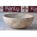 Chậu rửa mặt lavabo đá Kanly MAR14V marble vàng socola