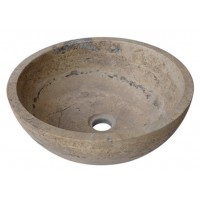 Chậu Rửa Mặt Lavabo Kanly MAR14V Đá Marble Tự Nhiên 400x150 mm