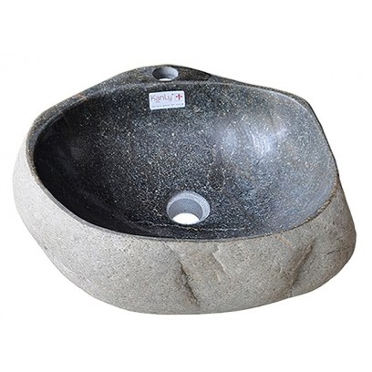 Chậu Rửa Mặt Lavabo Kanly MAR15HV Đặt Bàn Đá Tự Nhiên 400x150 mm