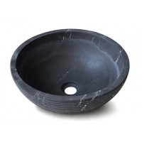 Chậu Rửa Mặt Lavabo Kanly R12VL Đá Marble Tự Nhiên 400x150 mm