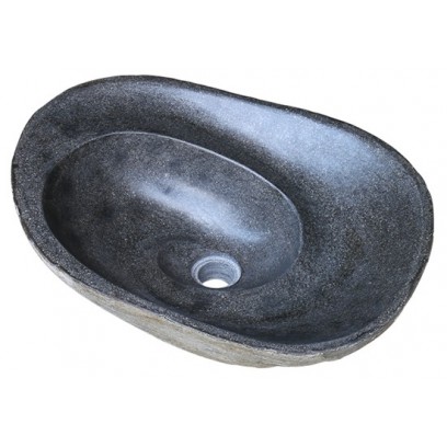 Chậu Rửa Mặt Lavabo Kanly MAR15Si Đặt Bàn Đá Cuội Tự Nhiên