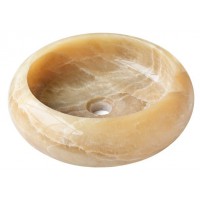 Lavabo Kanly ONY129i Đặt Bàn Đá Tự Nhiên Honey Onyx 400x120 mm