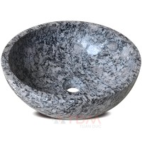 Chậu Rửa Mặt Lavabo Kanly MAR16V Đặt Bàn Đá Marble 400x150 mm