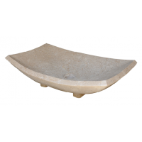 Chậu Rửa Mặt Lavabo Kanly MAR21I Đặt Bàn Đá Marble Tự Nhiên