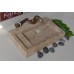 Chậu rửa mặt lavabo đá Kanly MAR24V vàng socola