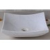 Chậu rửa mặt lavabo đá Kanly MAR33V trắng sữa