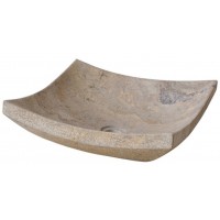 Chậu Rửa Mặt Lavabo Kanly MAR34V Đặt Bàn Đá Tự Nhiên 400x20 mm