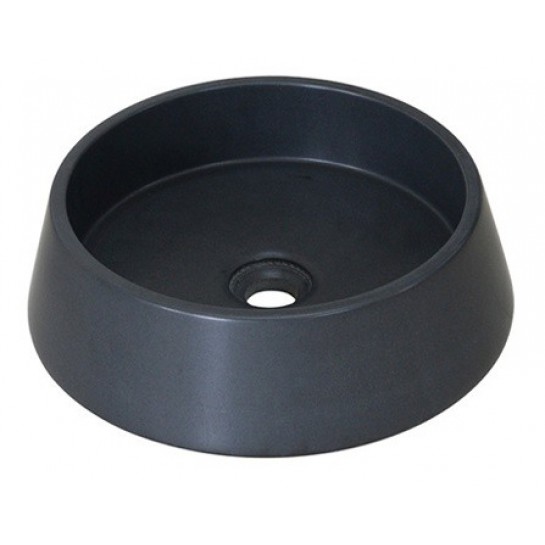 Chậu rửa mặt lavabo đá Kanly MAR42V marble đen bazan