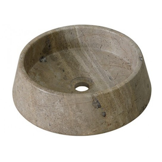 Chậu rửa mặt lavabo đá Kanly MAR44V marble vàng socola