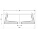 Chậu rửa mặt lavabo đá Kanly MAR47V marble xanh