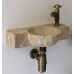 Chậu rửa mặt lavabo đá Kanly MAR6M4V vàng socola