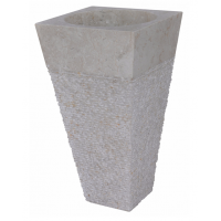 Chậu Rửa Mặt Lavabo Kanly MAR71RI Đặt Sàn Đá Tự Nhiên