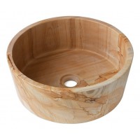 Chậu Rửa Mặt Lavabo Kanly MAR723N Đặt Bàn Đá Marble Tự Nhiên 400x140 mm