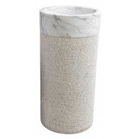 Lavabo Kanly MAR73CV Trụ Đứng Đặt Sàn Đá Tự Nhiên