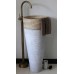 Chậu rửa mặt lavabo đá Kanly MAR74 vàng socola đặt sàn