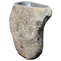 Lavabo Kanly MAR75i Đá Cuội Tự Nhiên Nguyên Khối Đặt Sàn