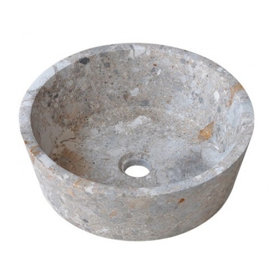 Chậu rửa mặt lavabo đá Kanly MAR7E1 vàng dăm kết