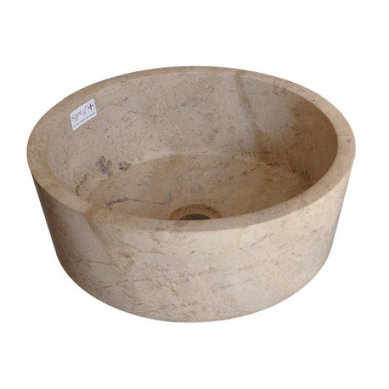 Chậu rửa mặt lavabo đá Kanly MAR7E4 vàng socola