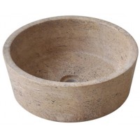 Chậu Rửa Mặt Lavabo Kanly MAR7E4 Đặt Bàn Đá Tự Nhiên 300x130 mm