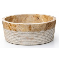 Lavabo Kanly MAR8E4 Đặt Bàn Đá Chạy Viền 400x150 mm