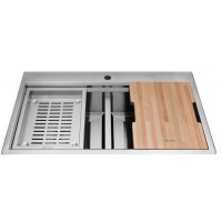 Chậu Rửa Chén Bát Malloca MS 862 Inox 304 2 Hộc