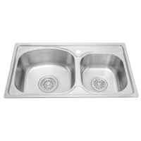 Chậu Rửa Malloca EcoKitchen MS1011P 2 Hộc Inox 304