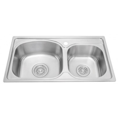 Chậu Rửa Malloca EcoKitchen MS1011P 2 Hộc Inox 304 - Tuấn Đức