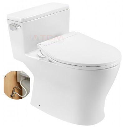 Bồn Cầu TOTO MS188VKE6#XW Một Khối Nắp Cơ Ecowasher TCW11S