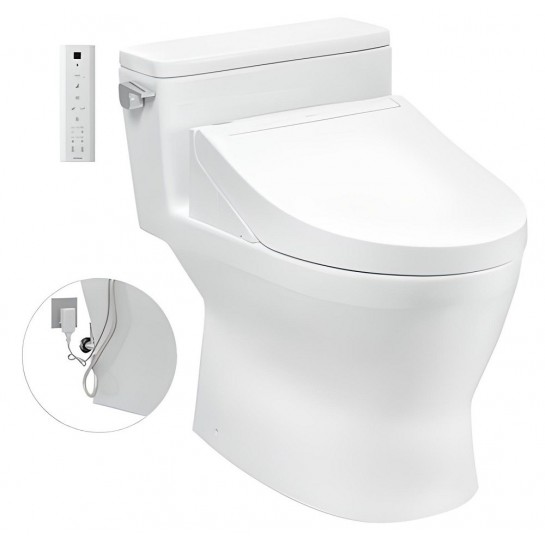 Bồn Cầu Điện Tử TOTO MS188VKW14 Nắp Washlet TCF24410AAA