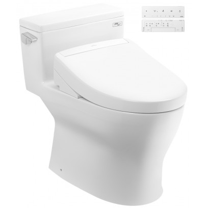 Bồn Cầu Điện Tử TOTO MS188VKW25/T53P100VR Nắp Washlet TCF34461GAA S5 Giấu Dây