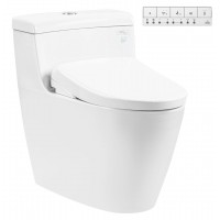 Bồn Cầu Điện Tử TOTO MS636CDRW23 Nắp Rửa Washlet TCF47360GAA S7 Giấu Dây