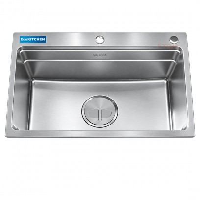 Chậu rửa chén bát Malloca LINEN MS7750SS Inox 304 1 hộc