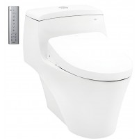 Bồn Cầu Điện Tử TOTO MS823CDRW12 Nắp Tự Động Đóng Mở Giấu Dây