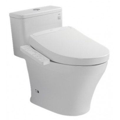 Bồn Cầu Điện Tử TOTO MS857CDW24#XW Nắp Rửa Washlet TCF33461GAA S2 Giấu Dây
