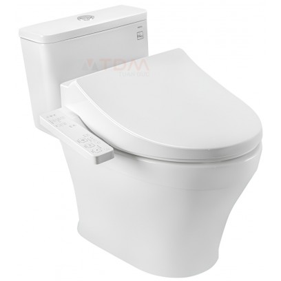 Bồn Cầu Điện Tử TOTO MS857CDW26#XW Nắp Rửa Washlet TCF23661GAA#NW1 Dòng S1 Giấu Dây