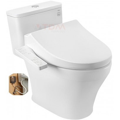 Bồn Cầu Điện Tử TOTO MS857DW26#XW Nắp Rửa Washlet TCF23661GAA#NW1 Dòng S1