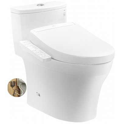 Bồn Cầu Điện Tử TOTO MS885DW24#XW Nắp Rửa Washlet TCF33461GAA S2