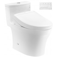Bồn Cầu Điện Tử TOTO MS885CDW25 Nắp Rửa Washlet TCF34461GAA S5 Giấu Dây