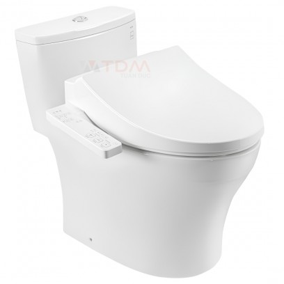 Bồn Cầu Điện Tử TOTO MS885CDW26#XW Nắp Rửa Washlet TCF23661GAA#NW1 Dòng S1 Giấu Dây