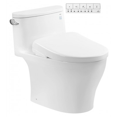 Bồn Cầu Điện Tử TOTO MS887CRW23 Nắp Rửa Washlet TCF47360GAA S7 Giấu Dây