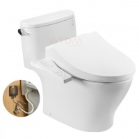 Bồn Cầu Điện Tử TOTO MS887RW26#XW Nắp Rửa Washlet TCF23661GAA#NW1 S1