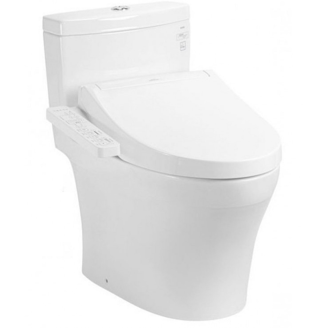 Bồn Cầu Điện Tử TOTO MS889CDRW17 Nắp Rửa Washlet TCF23460AAA C2 Giấu Dây Bồn Cầu Vệ Sinh